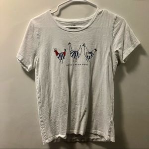 JCrew Factory Three French Hens Collector Tee